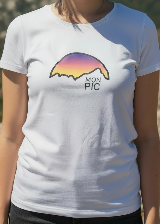 T-shirt MON PIC Pic saint loup crépuscule made in France 
