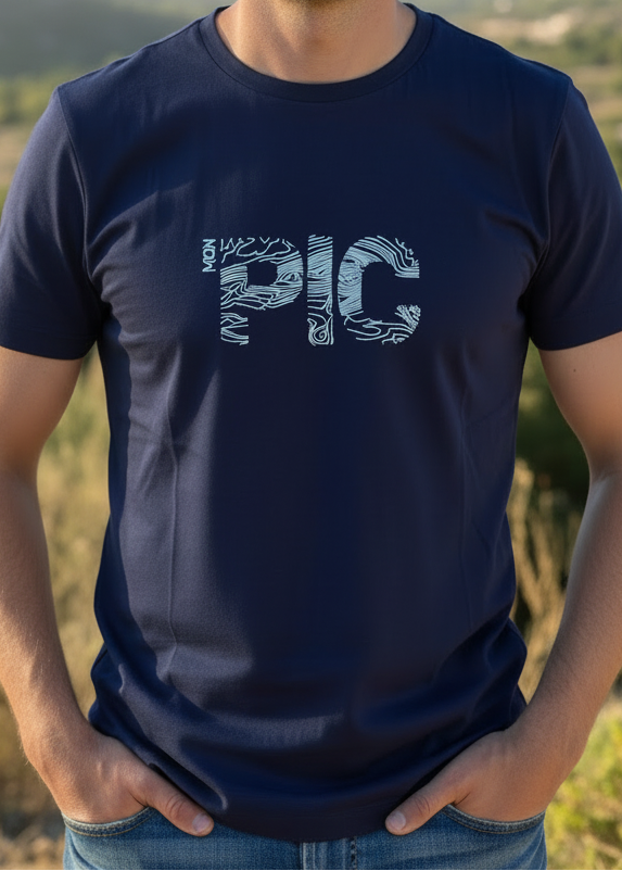 Vue matinale T-shirt MON PIC IGN made in france